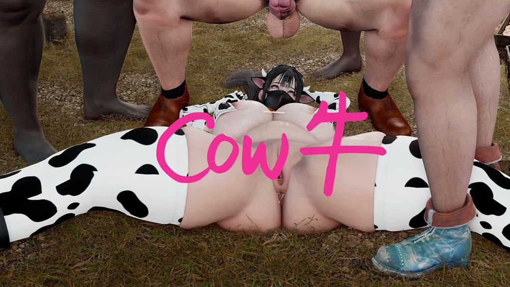 牛场里的小母牛}