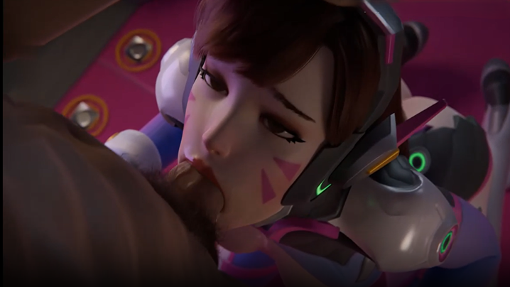 先是深喉口爆Dva，然后是后入爆操美少女的白虎鲍鱼，一下一下的猛烈的撞击着翘臀，爽爆了吧}