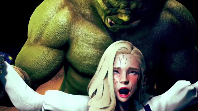 【3D】大兽人在洞穴与美丽的女孩做爱}