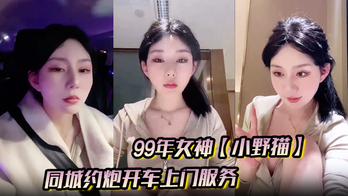 99年女神【小野猫】兼职外围的一天，同城约炮开车上门服务，土豪富二代赴约}