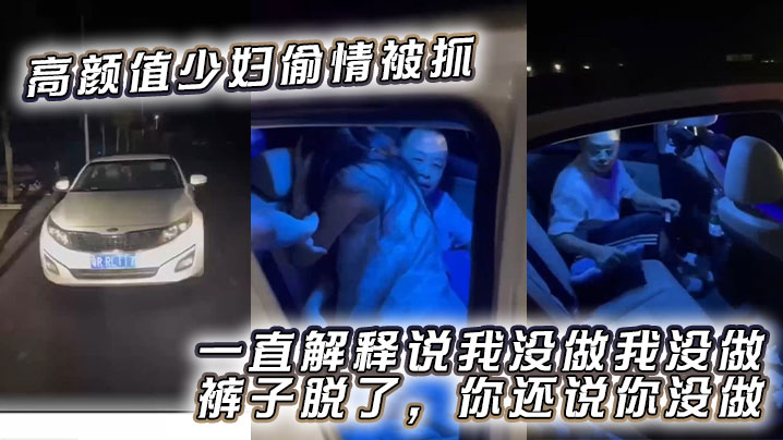 高颜值少妇偷情被抓，一直解释说我没做我没做，裤子脱了，你还说你没做}