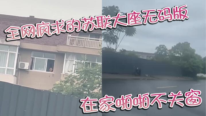 全网疯求的苏联大座无码版 在家啪啪不关窗 激烈大战场面被老六拍下}