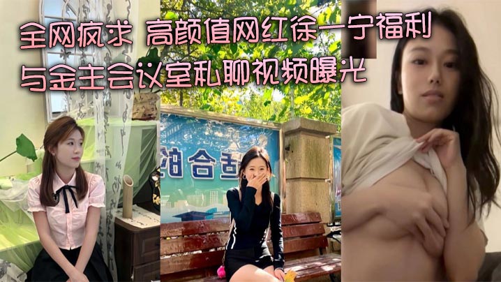 全网疯求 高颜值网红徐一宁福利 与金主会议室私聊视频曝光}