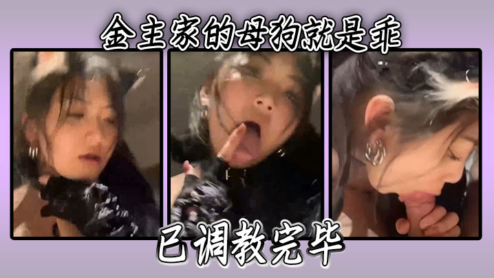 金主家的母狗就是乖，已调教完毕}