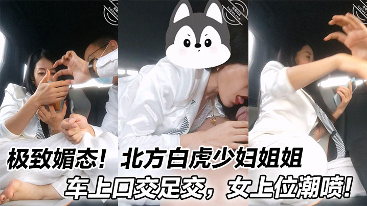 极致媚态！北方白虎少妇姐姐车上口交足交，女上位潮喷！}